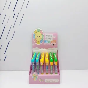 خودکار 4 رنگ کوتاه کاکتوس