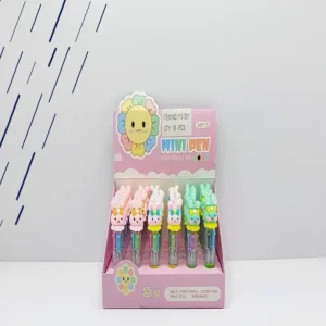 خودکار 4 رنگ کوتاه خرگوش