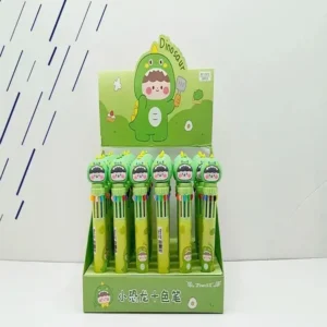 خودکار 10رنگ دایناسور