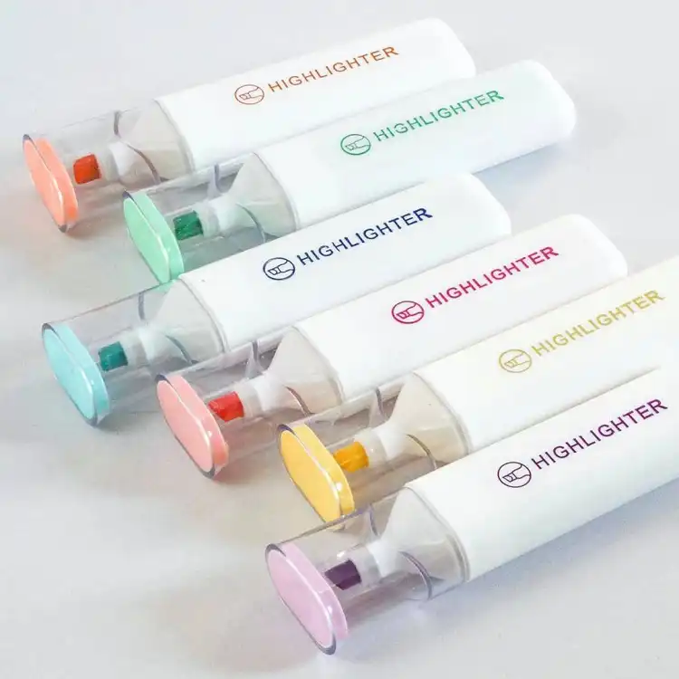 ماژیک هایلایتر هایلایت بدنه سفید ماژیک هایلایتر هایلایت بدنه سفید