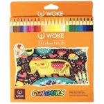 مداد رنگی 24 رنگ ووک