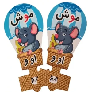 سرمدادی الفبا طرح بالن حروف