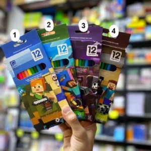 مدادرنگی 12 رنگ طرح دار