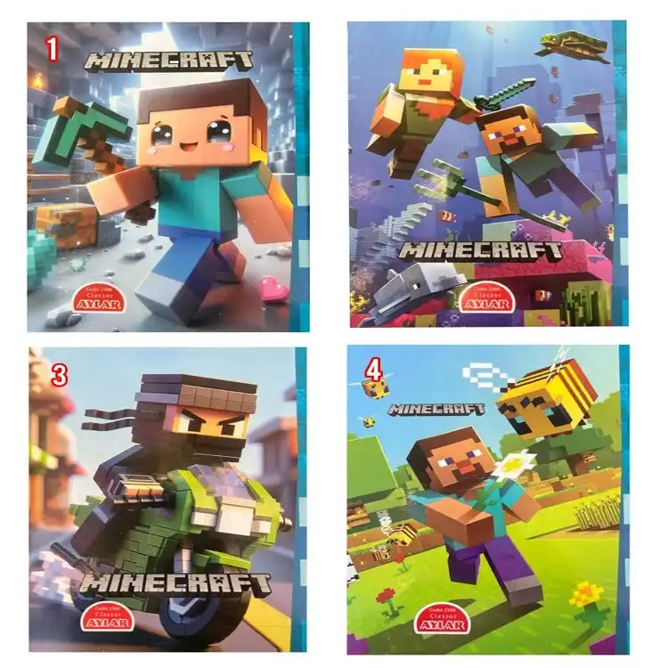 دفتر کلاسوری ماینکرفت دفتر کلاسوری ماینکرفت